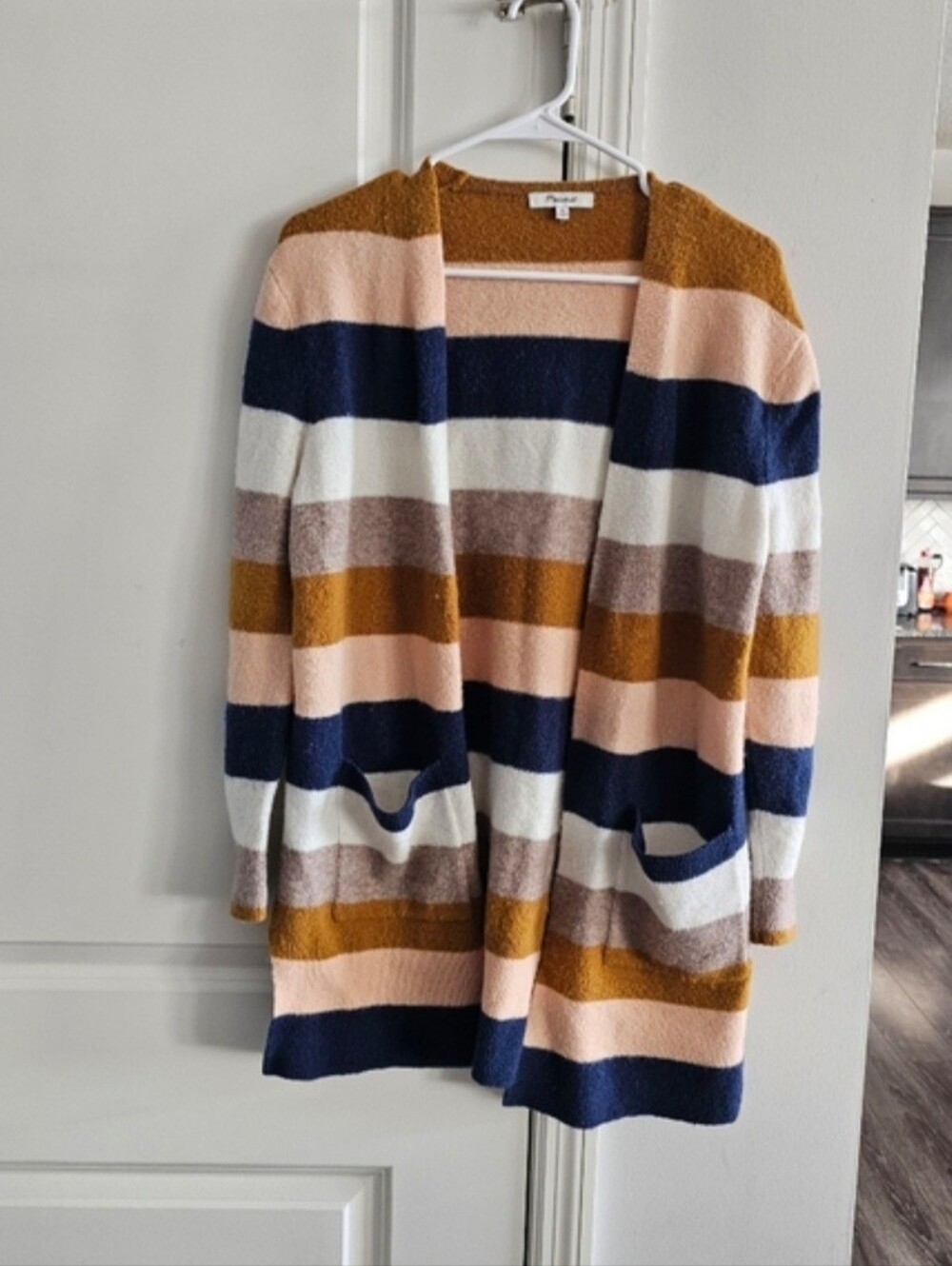 Madewell Kent Stripe Cardigan. - Picture 3 of 6